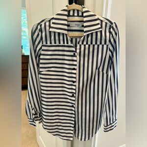 COCO INDIGO ladies Cotton long sleeved button down shirt